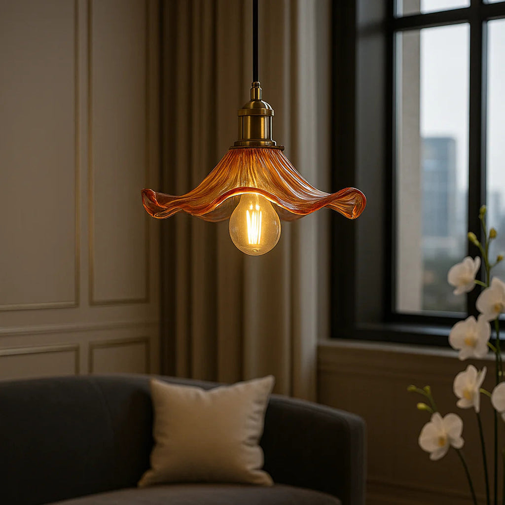 Nordic flower pendant lamp