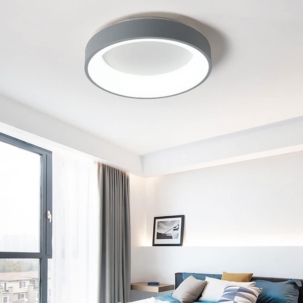 Nordic round LED ceiling light with remote control - Modern, minimalist design