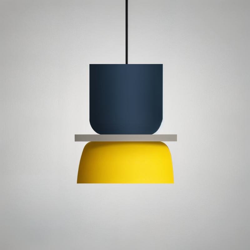 Asteri Pendant Light | Colorful Matte Finish for Bright Spaces