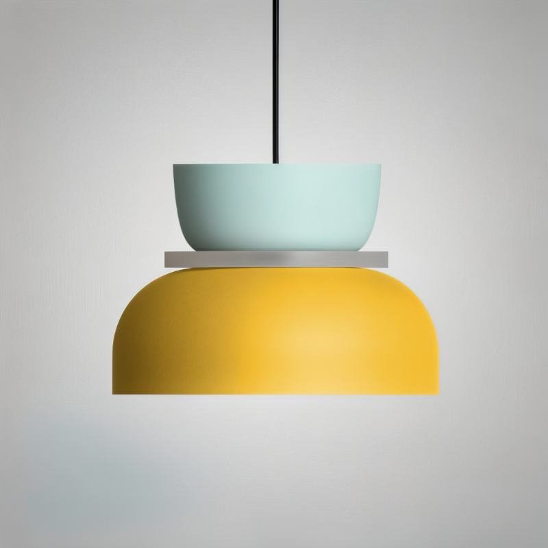 Asteri Pendant Light | Colorful Matte Finish for Bright Spaces