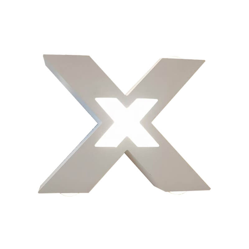 Averly X Shaped Waterproof LED Wall Light 4 Light Outdoor