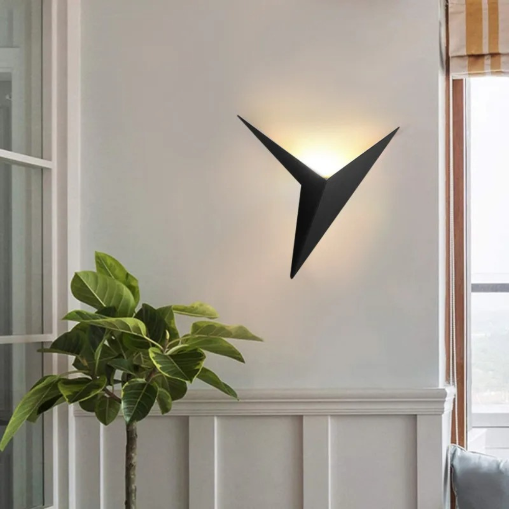 Origami wall lamp