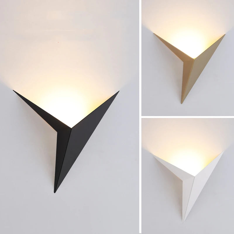 Origami wall lamp