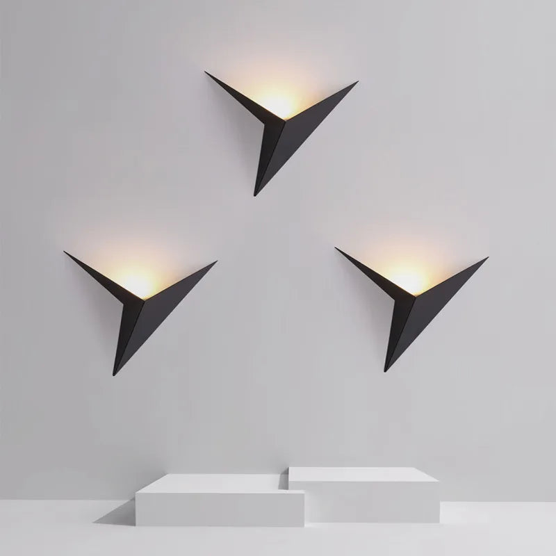 Origami wall lamp