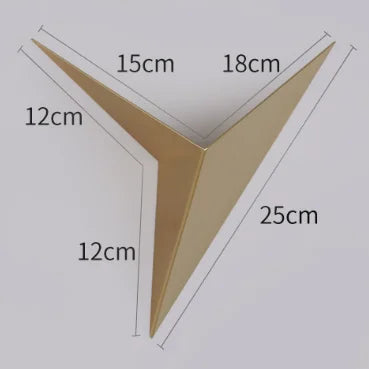 Origami wall lamp