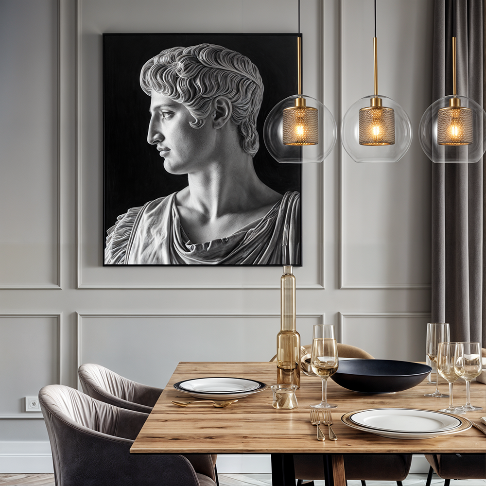 Lyra Glass Pendant Light Nordic Minimalist Ceiling Fixture