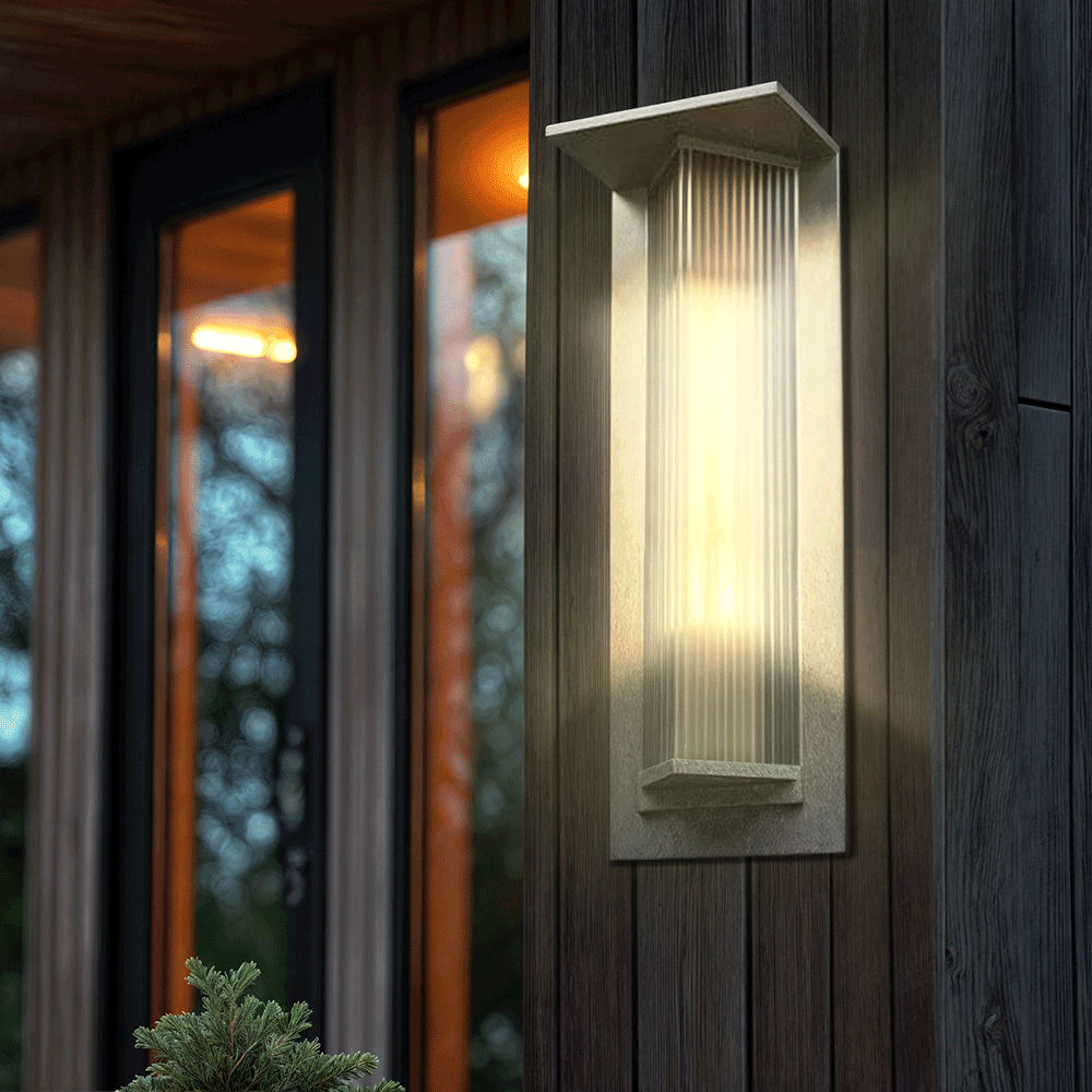 NovaNord Outdoor Solar LED Wall Lights In Nordic Designer Style