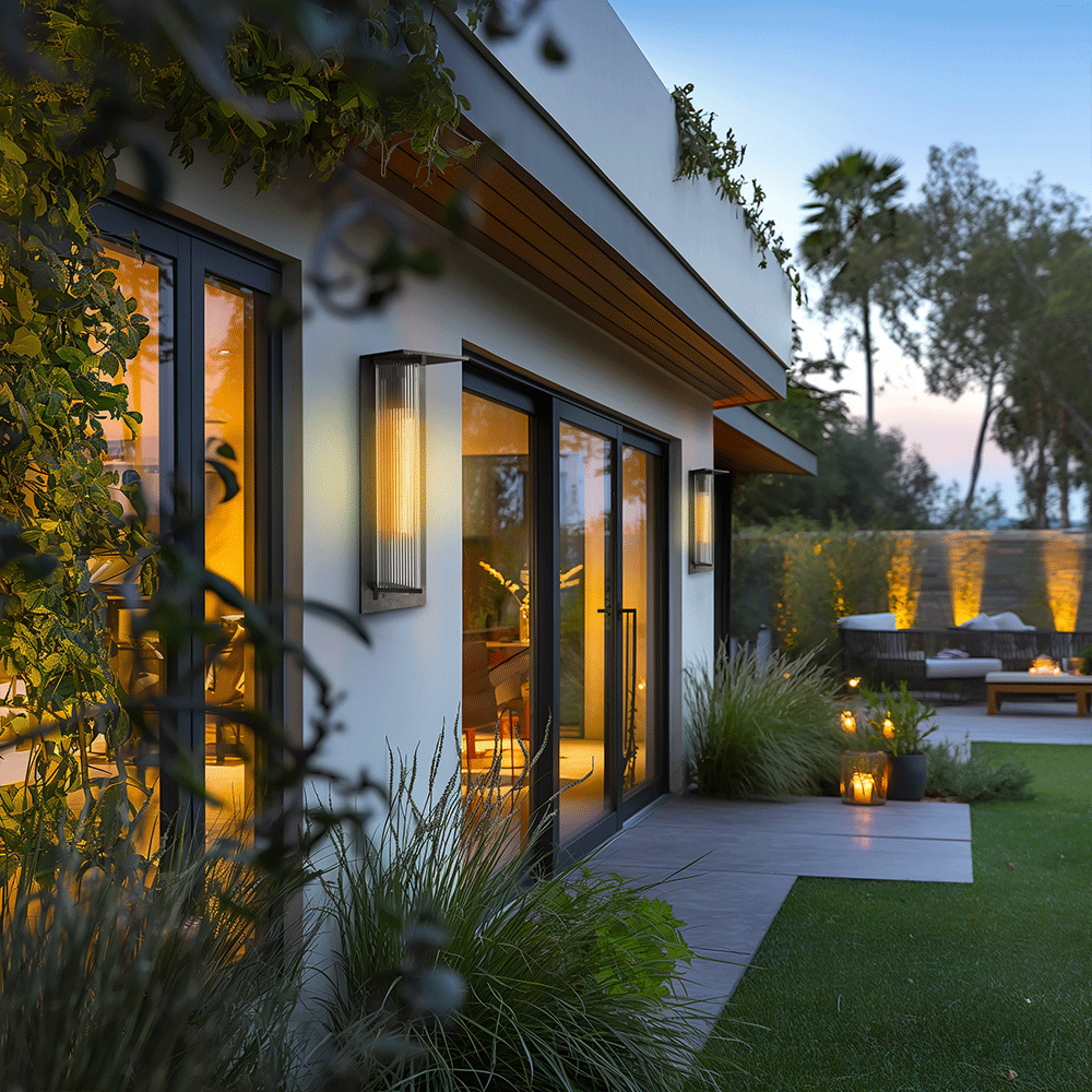 NovaNord Outdoor Solar LED Wall Lights In Nordic Designer Style