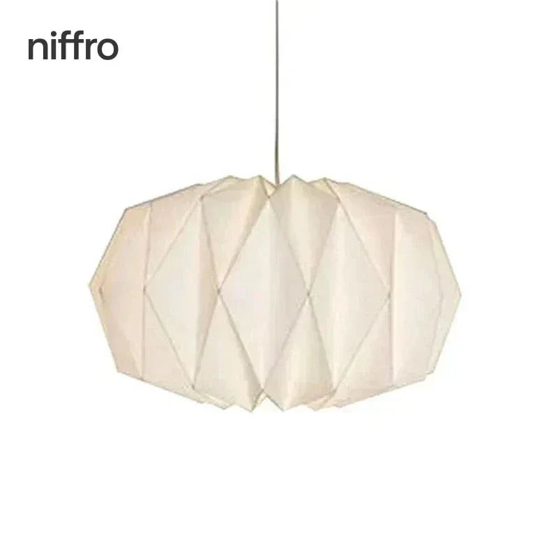 Lyra Origami Paper Lantern Pendant In Scandinavian Style