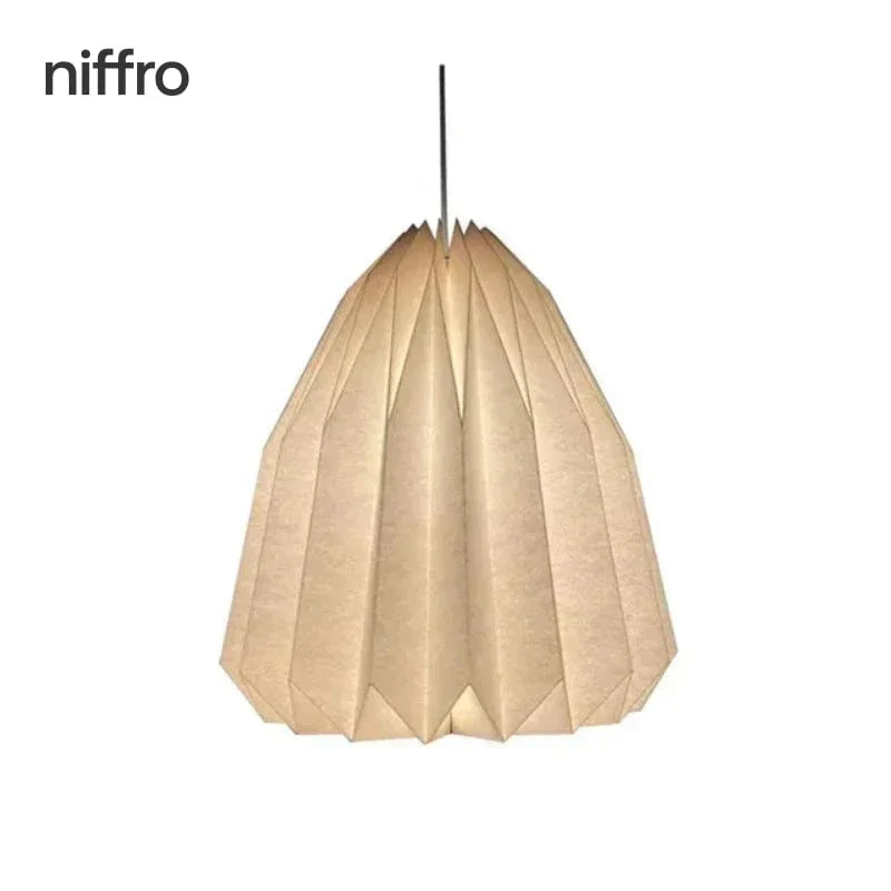 Lyra Origami Paper Lantern Pendant In Scandinavian Style