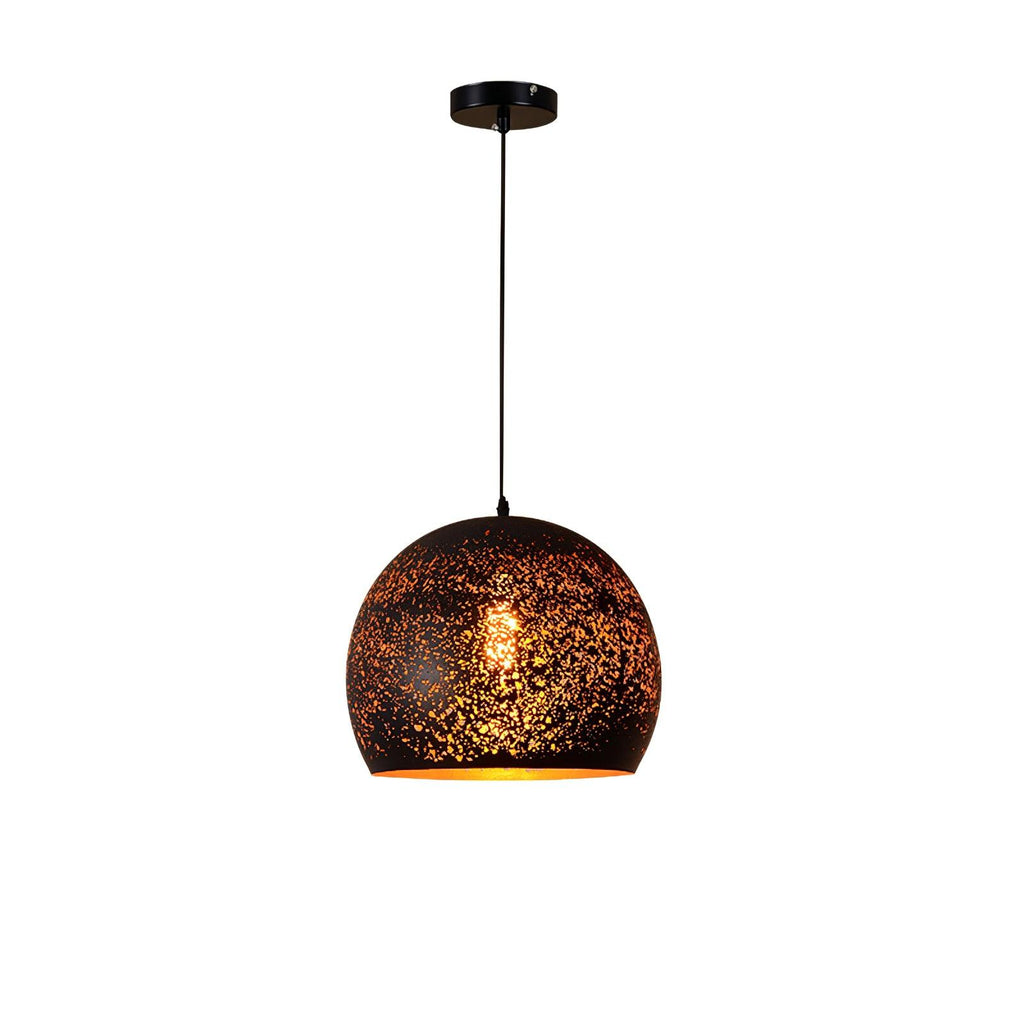 Perforated pendant lamp
