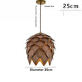 Pine cone pendant lamp