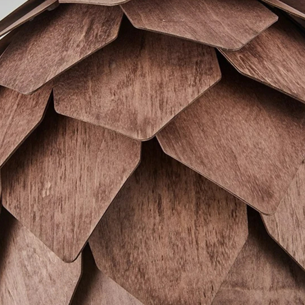 Pine cone pendant lamp