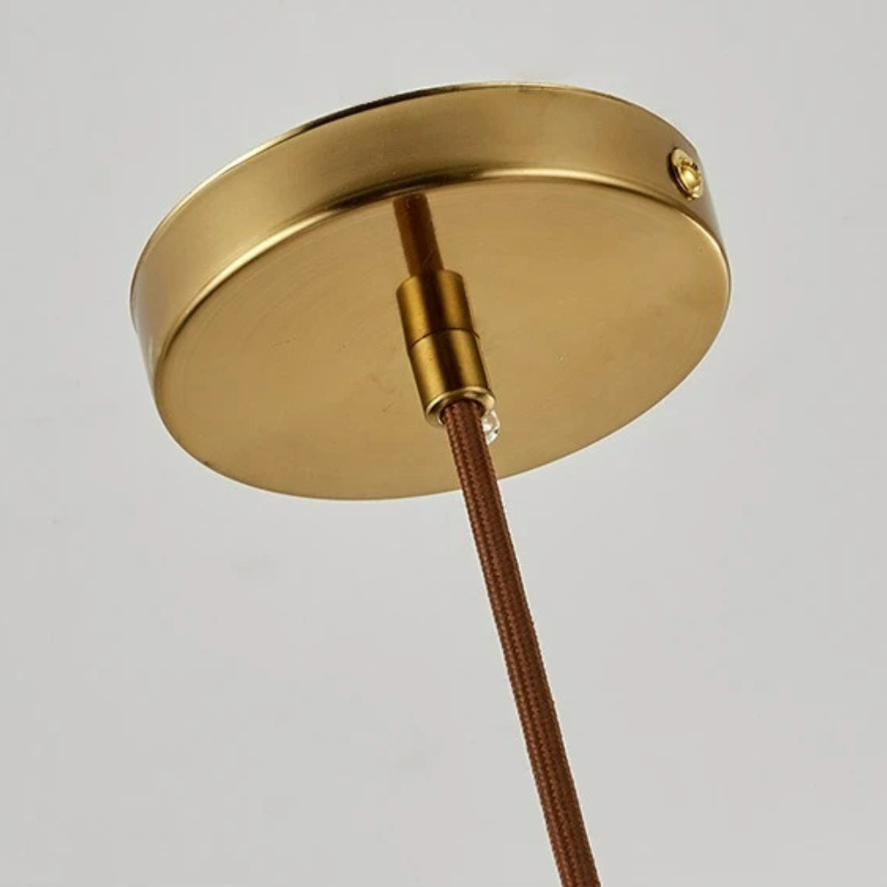 Pine cone pendant lamp