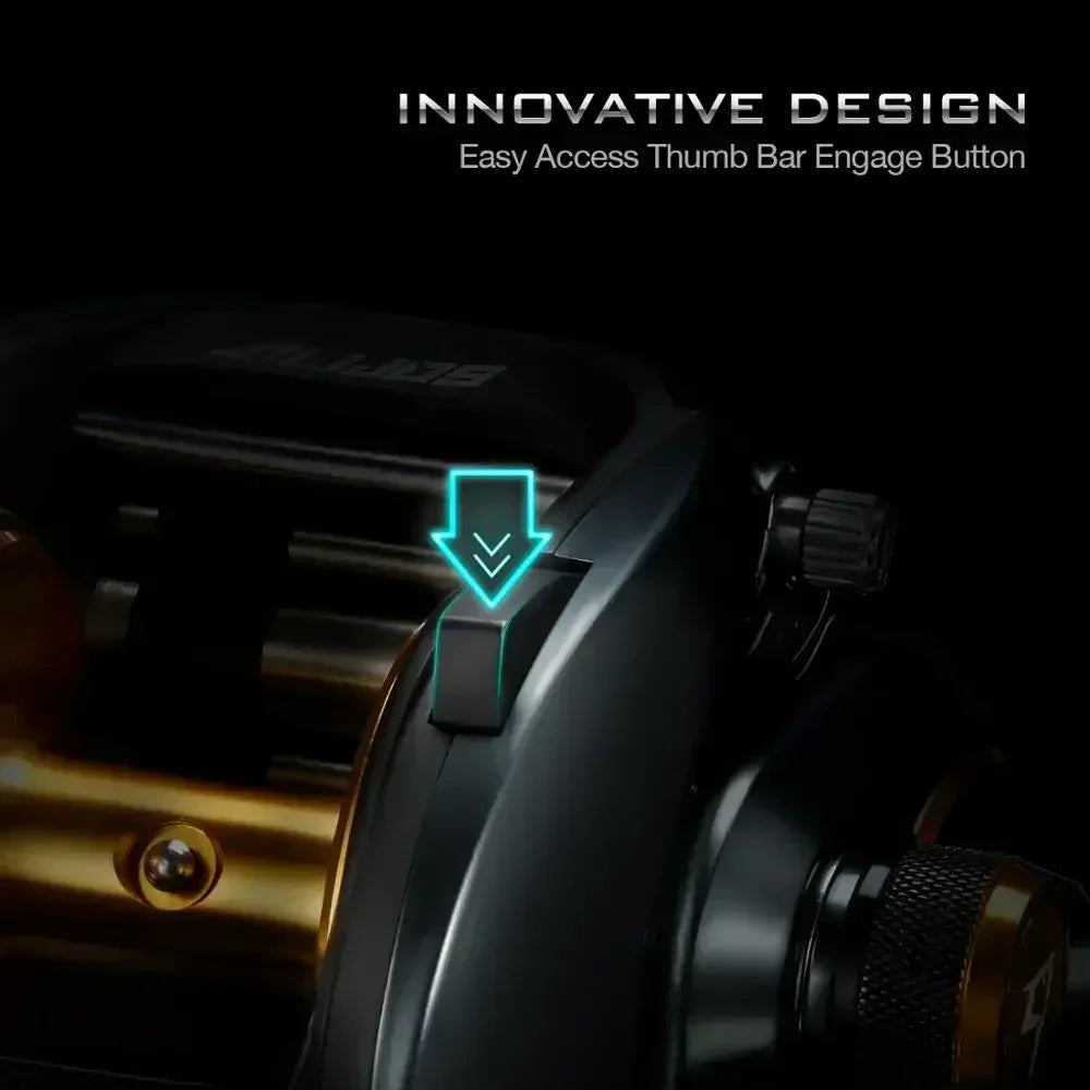 Piscifun Alijoz 300 — 15KGドラグと8+1ベアリングを備えたパワフルなベイトキャスティングリール