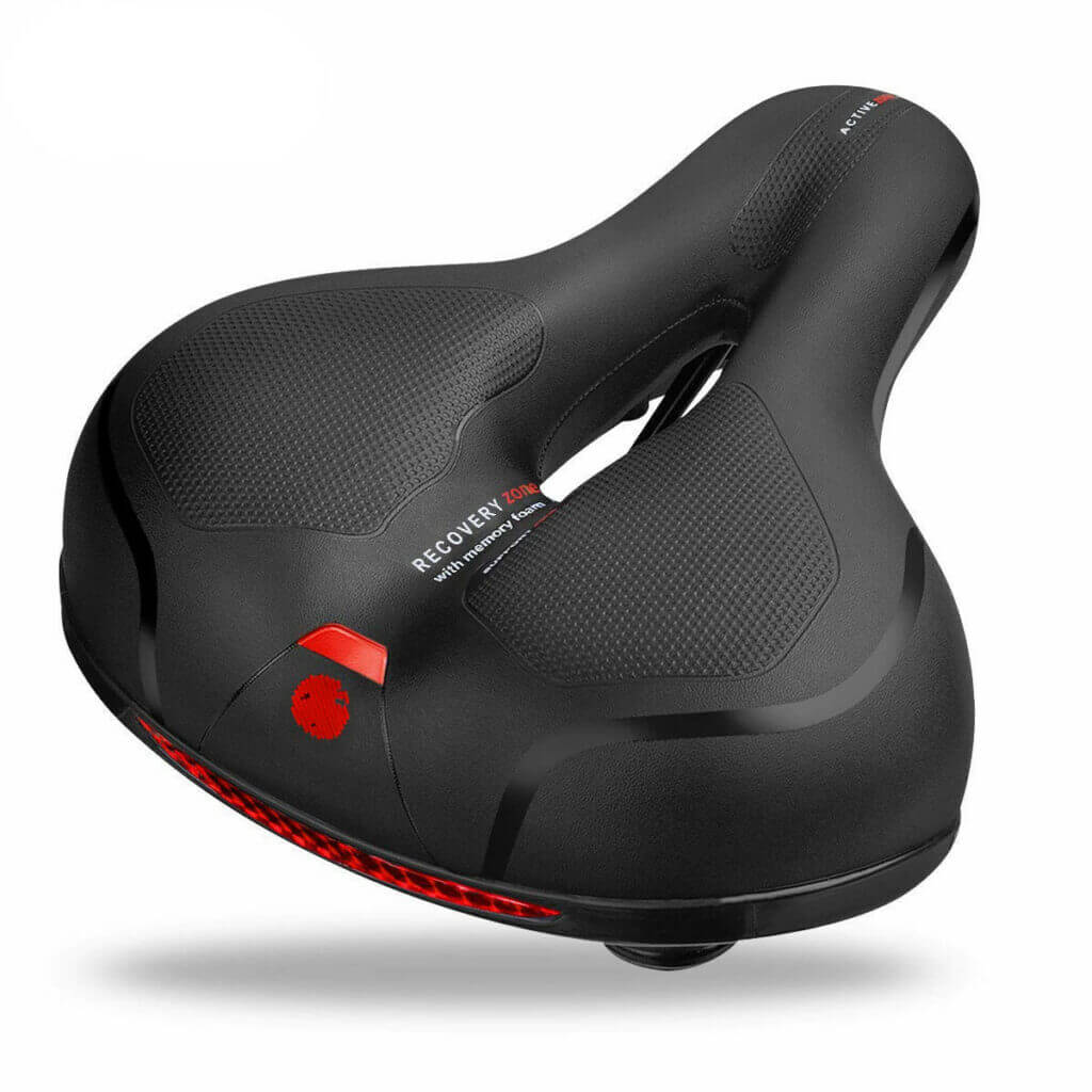 Saddle dream | Ultimate comfort wheel saddle with safety light