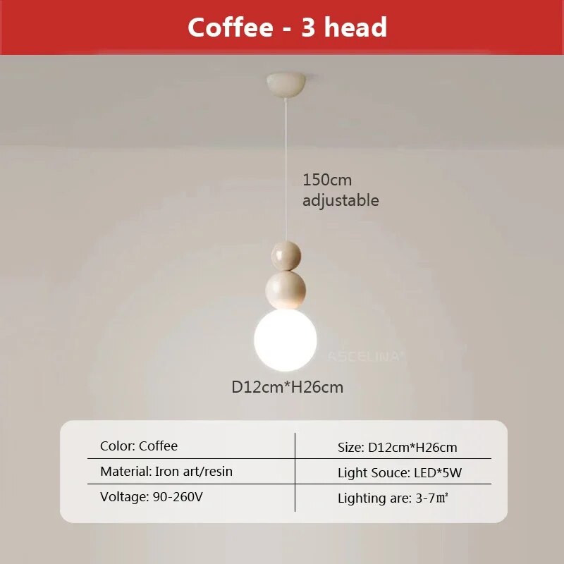 Orbiselle Spherical Pendant Lamp For Modern Living Rooms