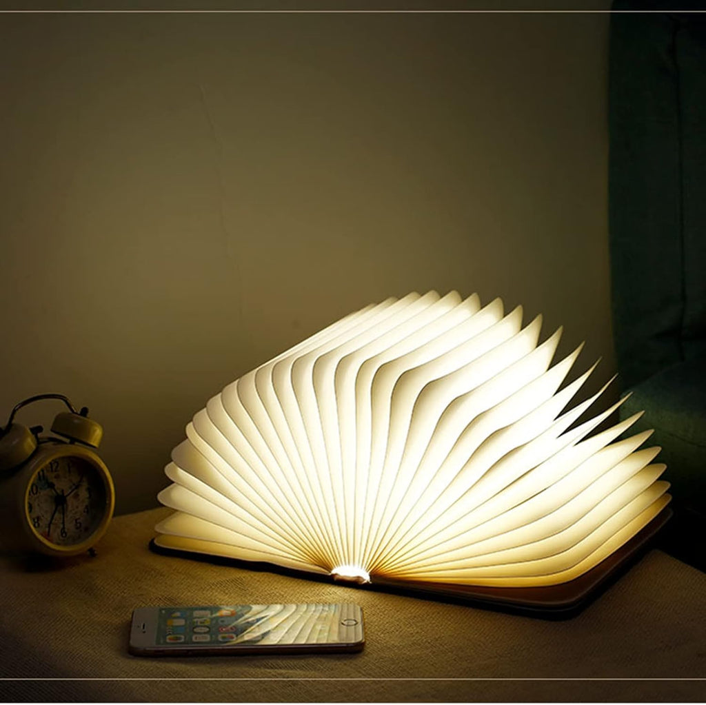 Lámpara de mesa para libros recargable