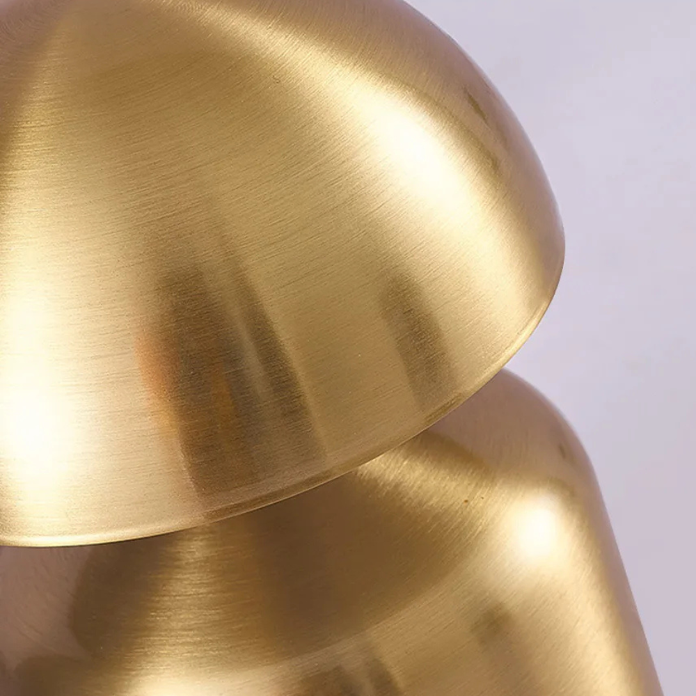 Lámpara de mesa retro con forma de hongo recargable