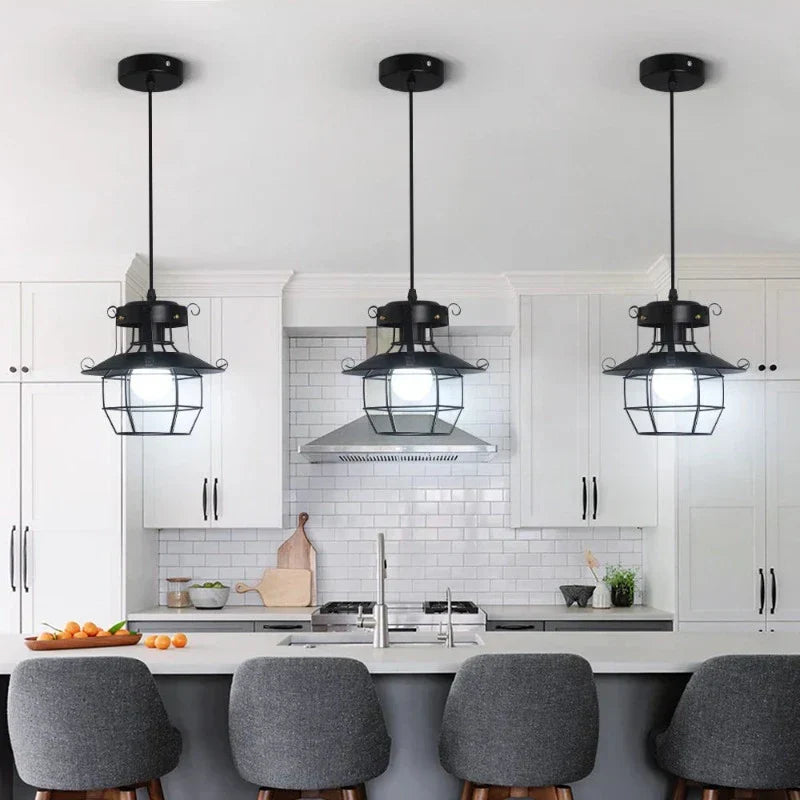 Kensley | Industrial Hanging Pendant Light For Kitchen