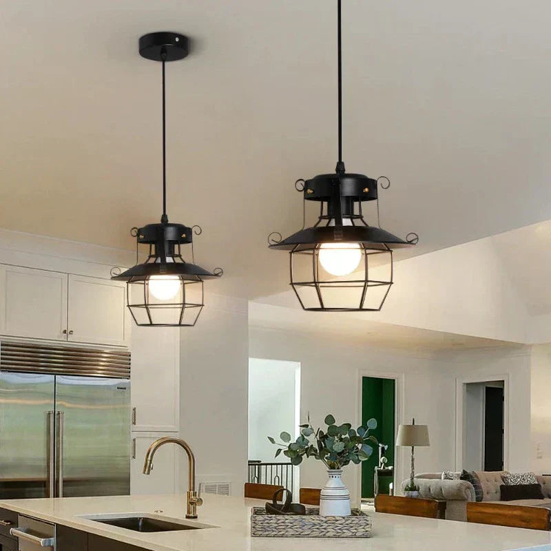 Kensley | Industrial Hanging Pendant Light For Kitchen