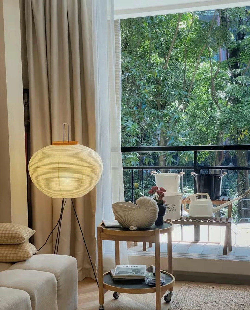 Hikaru – Rispapir Gulvlampe