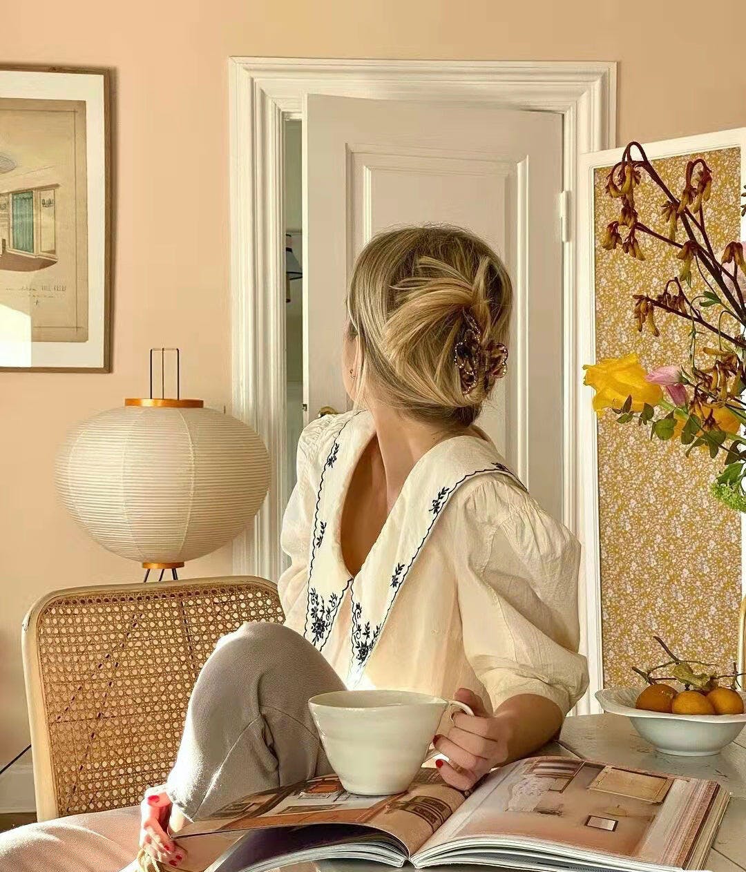 Hikaru – Rispapir Gulvlampe