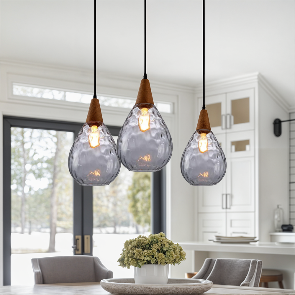 Liora Glass Pendant Lights in Nordic Handmade Style