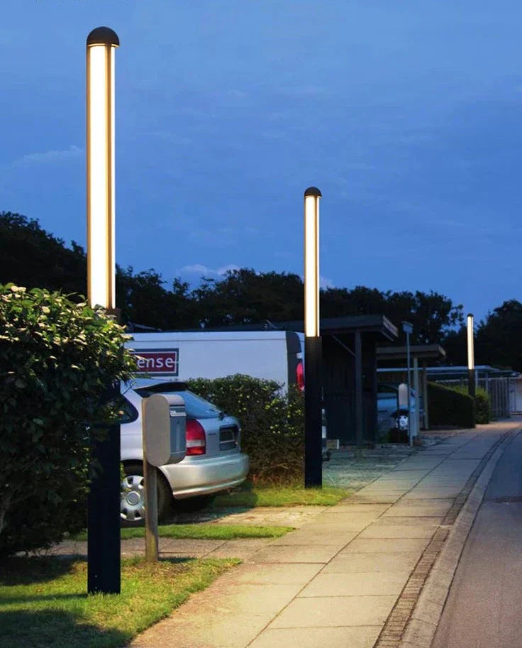 Elara Outdoor LED Lamp Waterproof Aluminum Light With Acrylic Shade