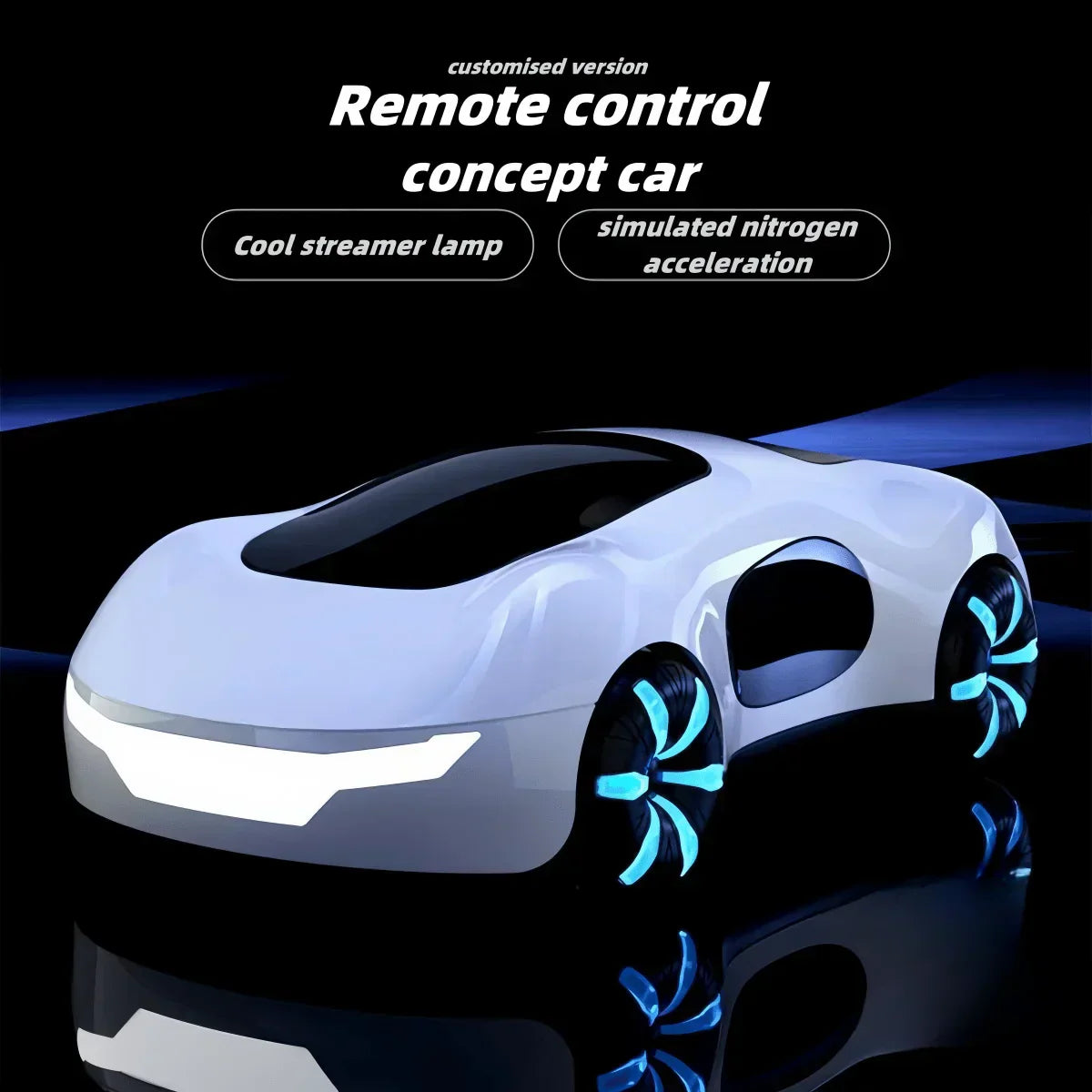 Dual-Spray Remote Control Car - Lights & Sound