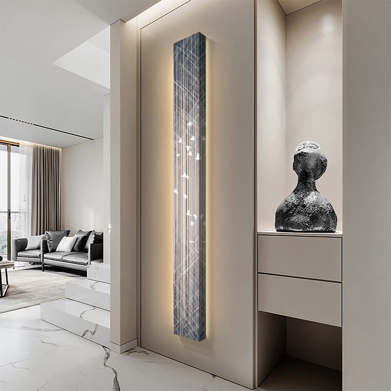 NovaLume Canvas Strip LED Wall Light With Slim Abstract Design