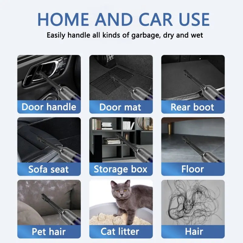 Luna ProVac Mini – Powerful Handheld Wet & Dry Vacuum Cleaner