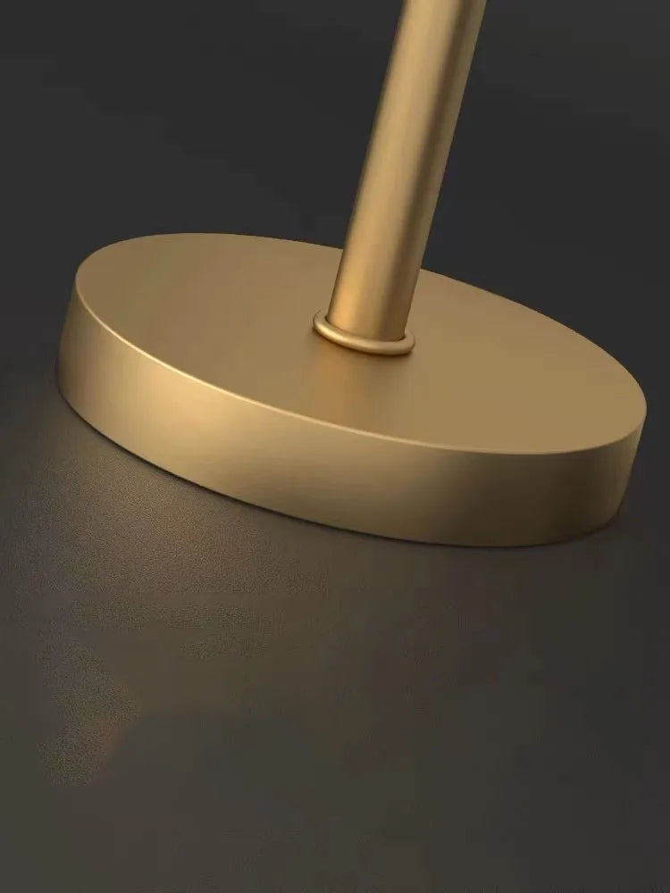 Aurelia Gold Desk Lamp Contemporary Italian Inspired Table Lamp