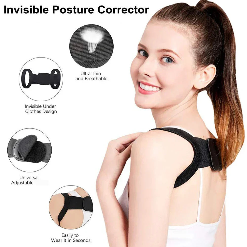 Back Posture Corrector – Adjustable & Supportive