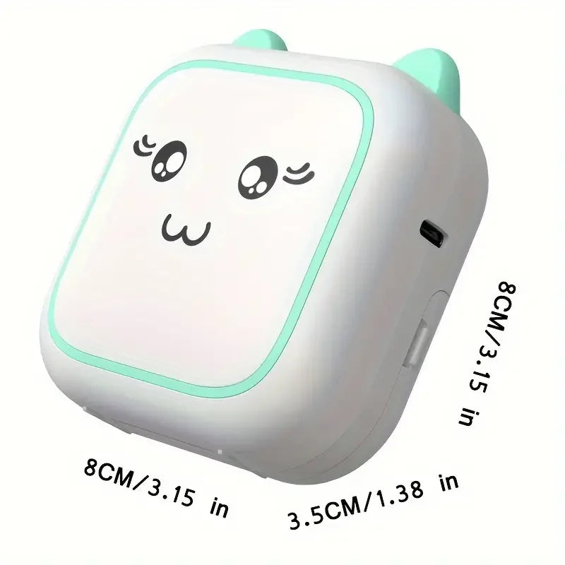 Mini Portable Thermal Printer – Ink-Free, Smart, & Wireless!