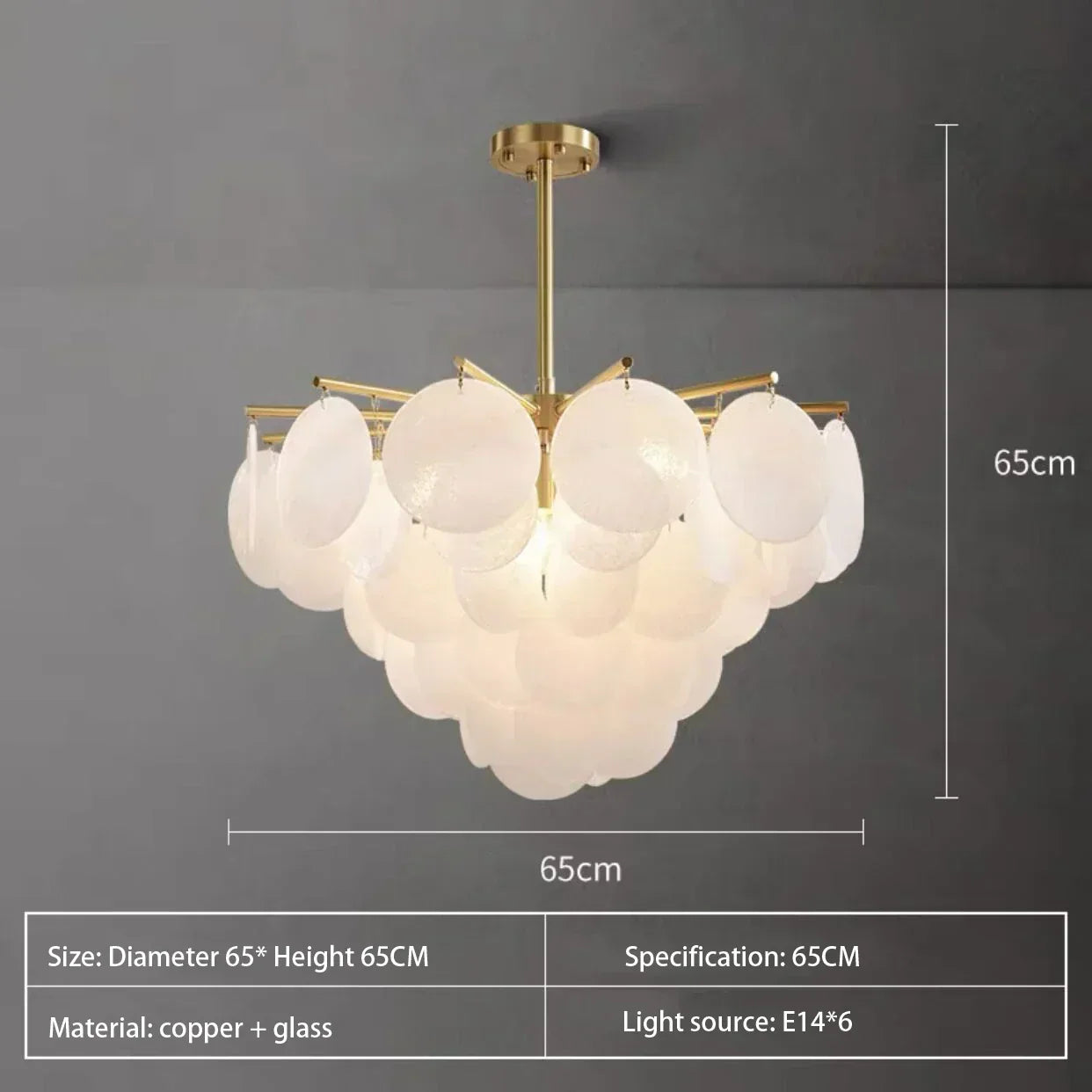 Sylvara Frosted Glass Lamp With Soft Ambient Glow for Living Room