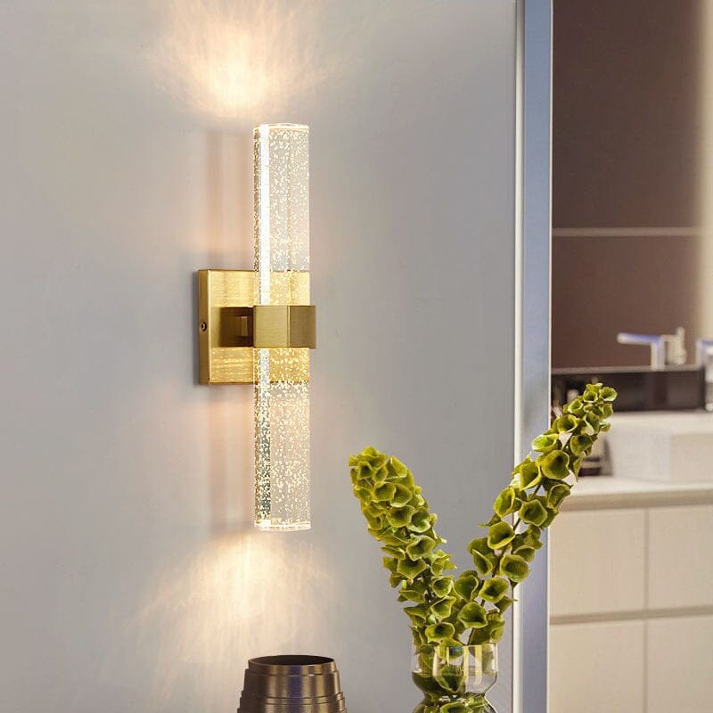Elara Bubble Wall Light Premium Transparent Glass Fixture