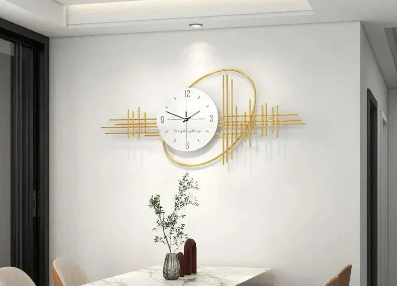 Round Wall Clock In Nordic Style
