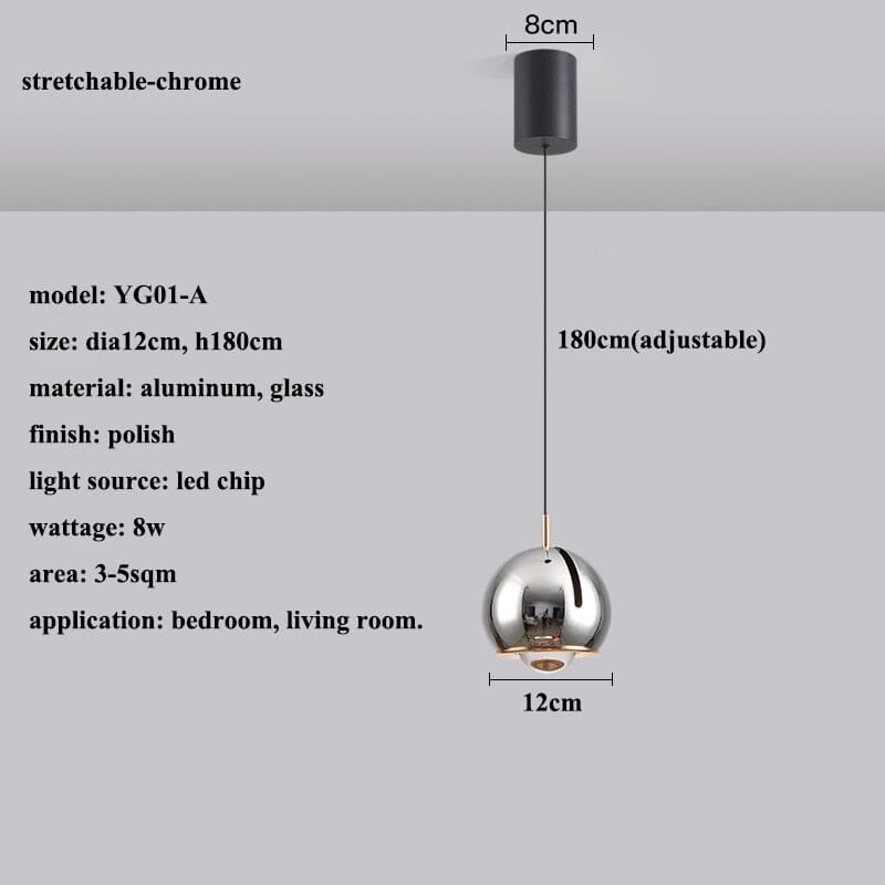 Orion Arc LED Pendant Lights with Adjustable Angle