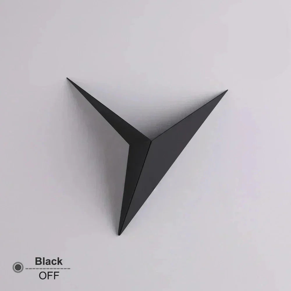 Astra Triangle Wall Light With Adjustable Warm and Cool LED Glow