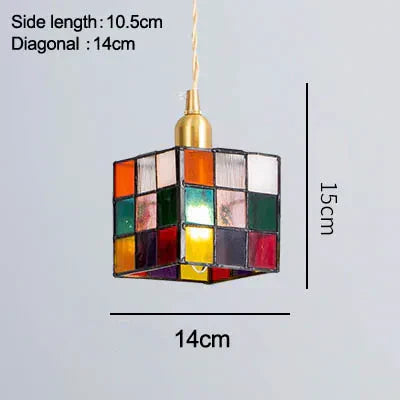 LumaNova Glass Prism Cube Pendant Lamp For Modern Spaces