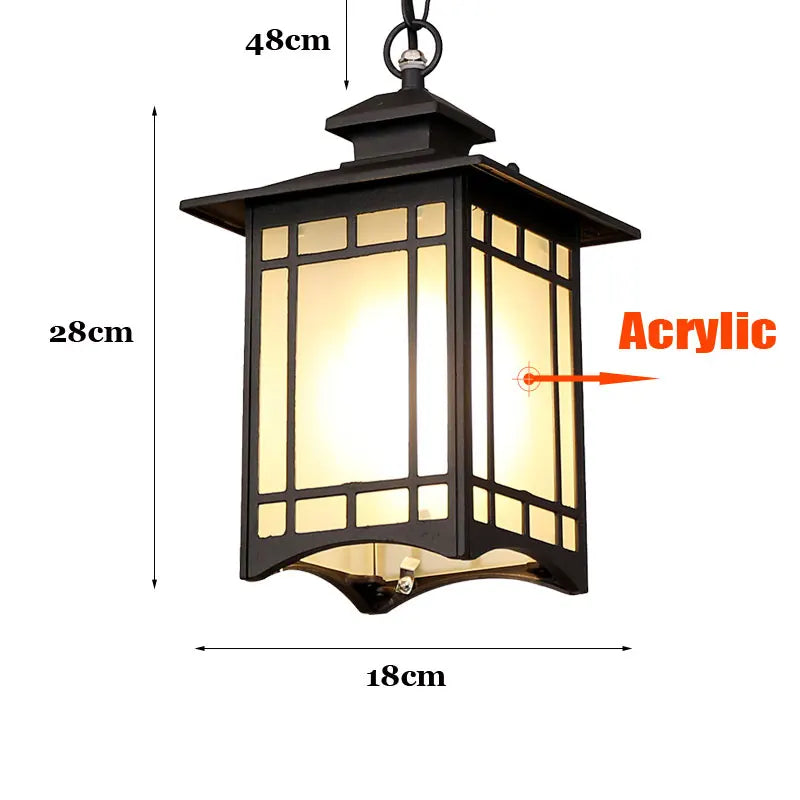 Frostline Nordic Inspired Industrial Outdoor LED Lamps for Patios