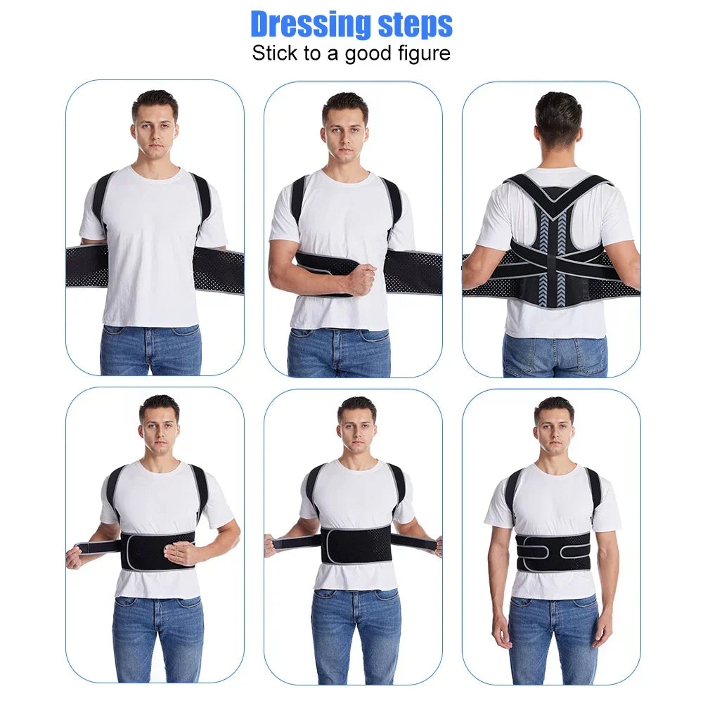 Adjustable Lumbar Brace & Spine Support Belt
