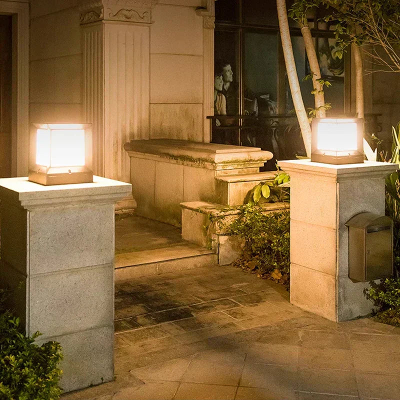 NovaLux Solar Wall Lights Modern Outdoor Pathway Lighting