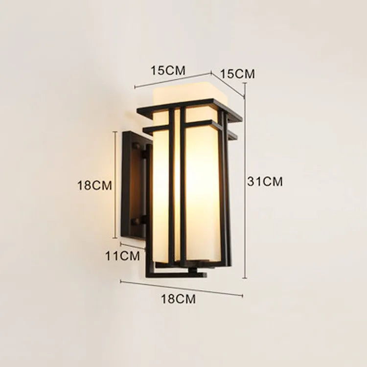Asteron Outdoor Wall Light Aluminum Exterior LED Fixture