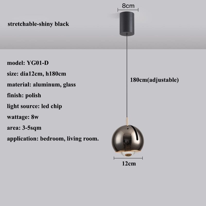 Orion Arc LED Pendant Lights with Adjustable Angle