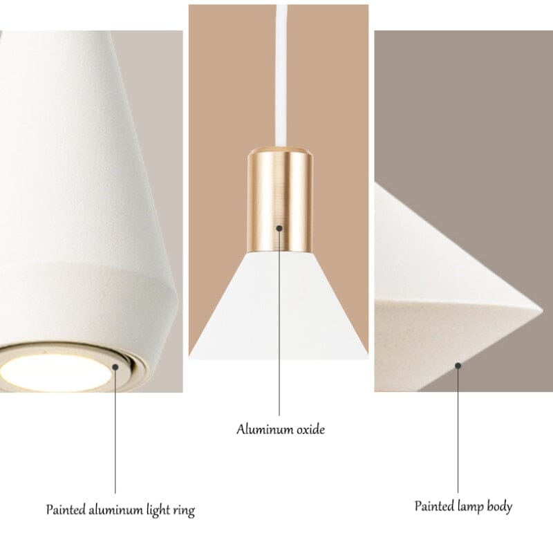 Virelia Nordic Pendant Light In Premium Iron Minimalist Design For Small Spaces