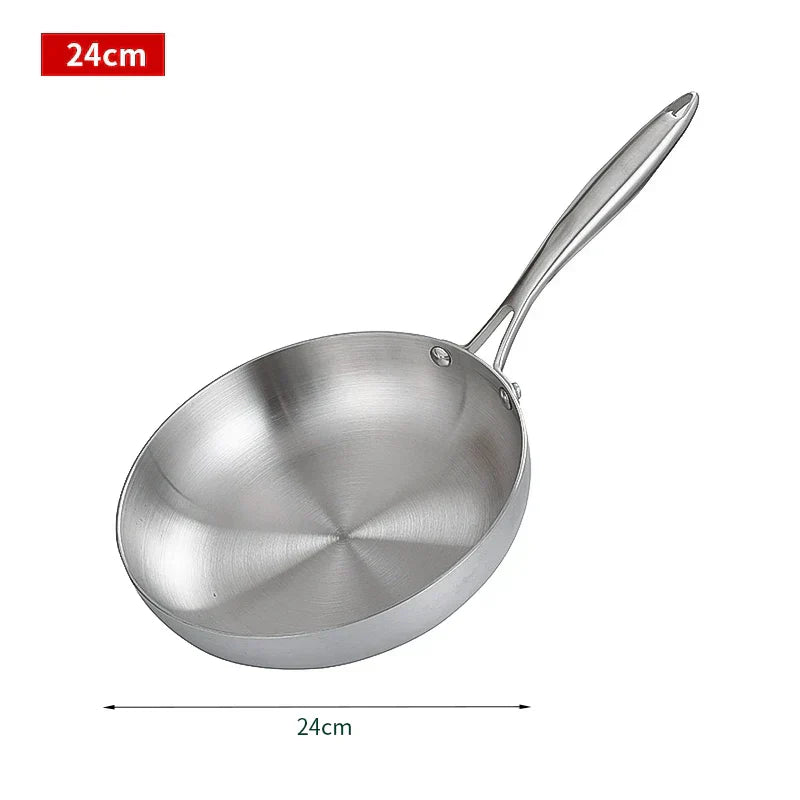 Calvera 28cm 304 Stainless Nonstick Stir Fry Pan Induction