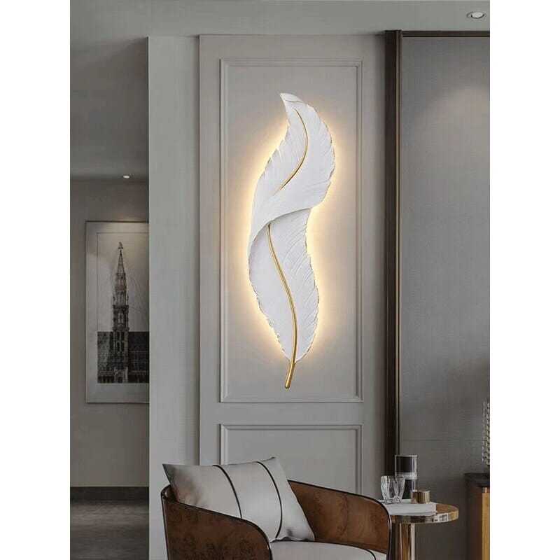 NyraFeather LED Wall Light Nordic Decorative Wall Lamp For Living Areas