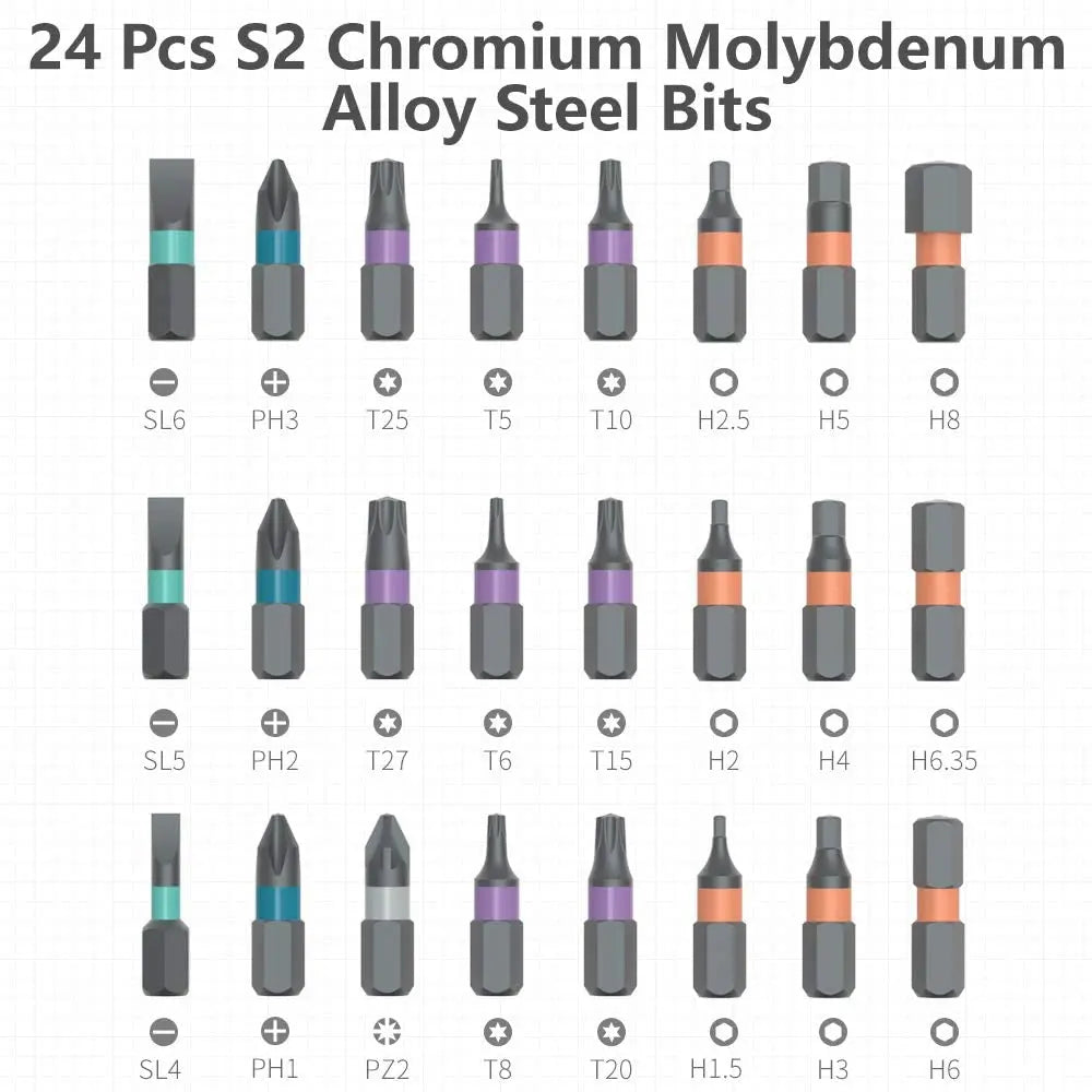 24 in 1 Multifunctional Toolbox